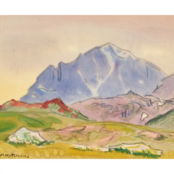 Albert Nyfeler — Bergpartie.