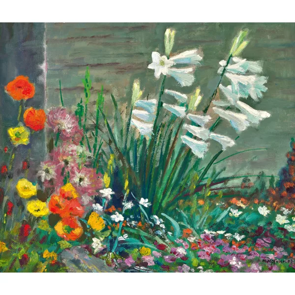 Albert Nyfeler — "Berglilien in unserem Garten".