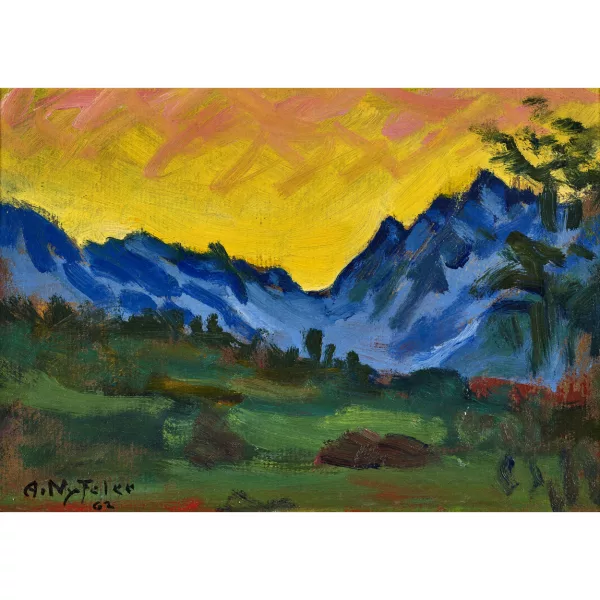 Albert Nyfeler — "Vor Sonnenaufgang".