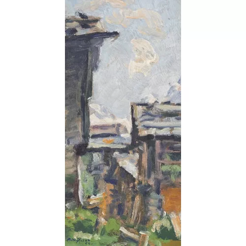 Albert Nyfeler — "Stalden in Kippel".