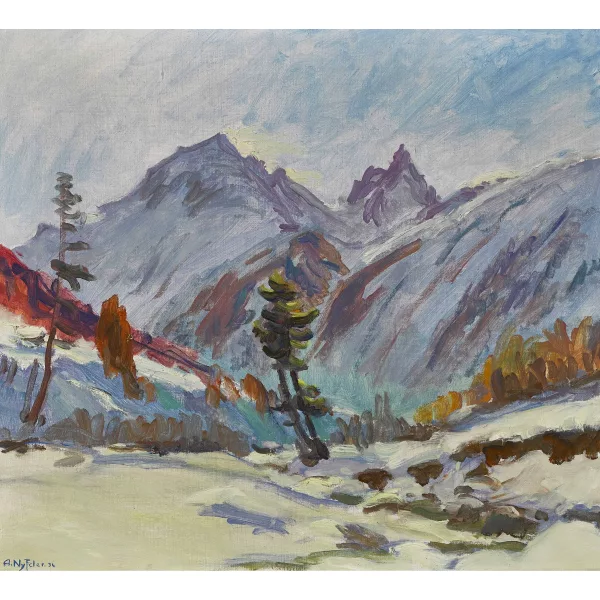 Albert Nyfeler — "Niwengrat mit Faldumsrothorn".
