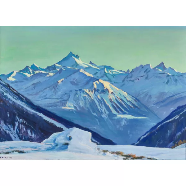 Albert Nyfeler — "Abend auf Lauchernalp".