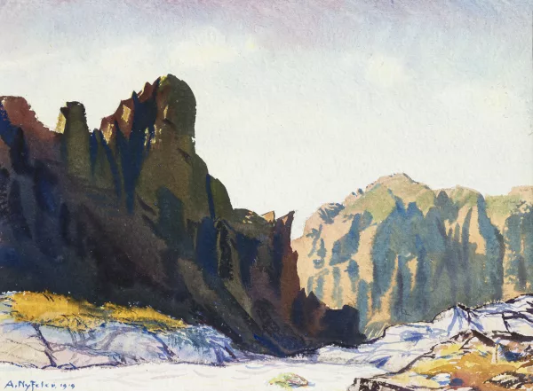 Albert Nyfeler — Auf dem Lötschpass
