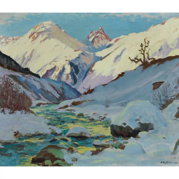 Albert Nyfeler — "Lonza mit Faldumrothorn".