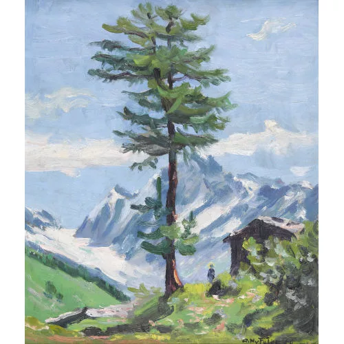 Albert Nyfeler — Berglandschaft.