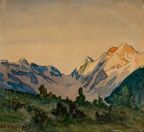 Albert Nyfeler — Berglandschaft