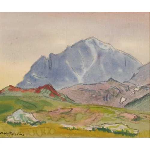 Albert Nyfeler — Bergpartie.