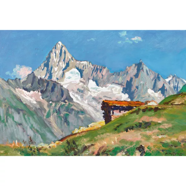 Albert Nyfeler — Bietschhorn und Stockhorn.