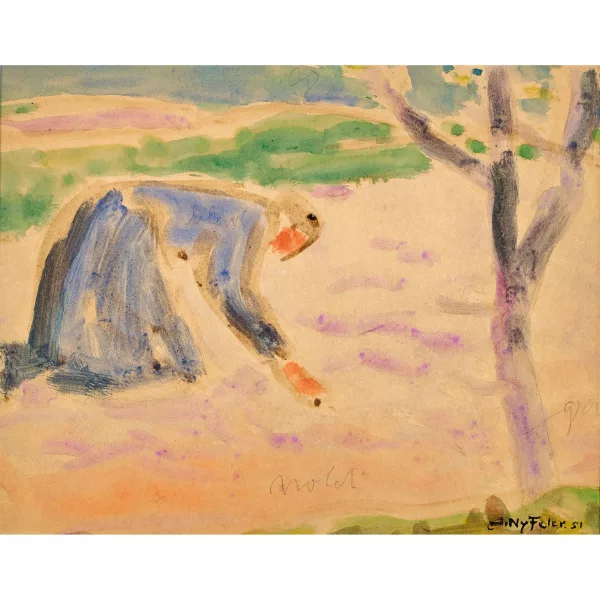 Albert Nyfeler — "Beim Kartoffel stecken".