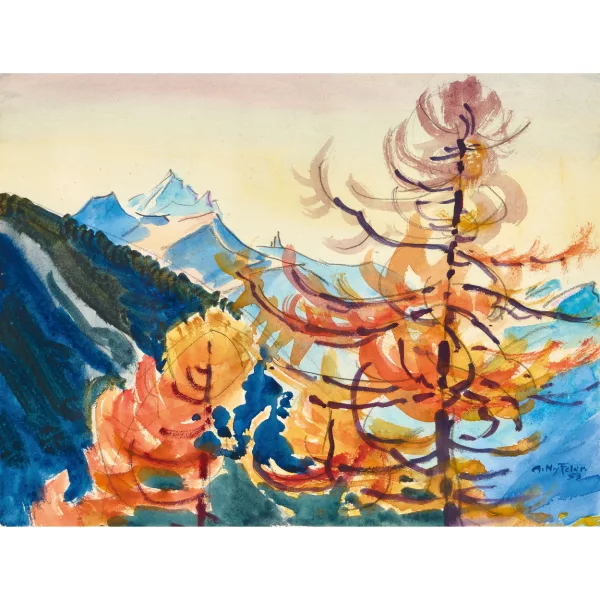 Albert Nyfeler — Herbst in den Alpen.