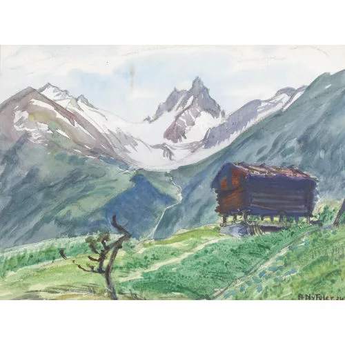 Albert Nyfeler — Faldumrothorn von der Guggialp aus.