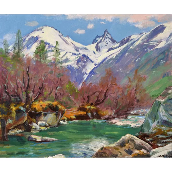 Albert Nyfeler — "Vorfrühling".