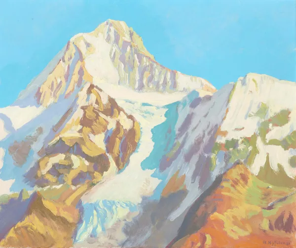 Albert Nyfeler — Bietschhorn, Wallis