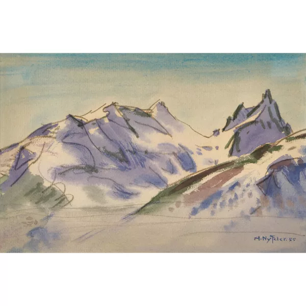 Albert Nyfeler — "Wintermorgen".