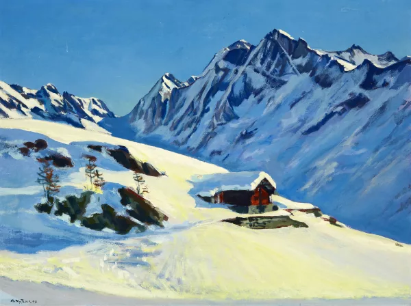Albert Nyfeler — Winterlandschaft