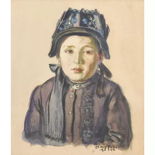 Albert Nyfeler — "Lötschentalerin".