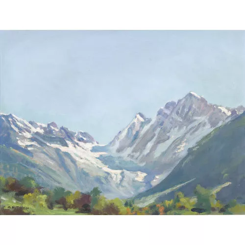 Albert Nyfeler — "Lötschental von Kippel aus".