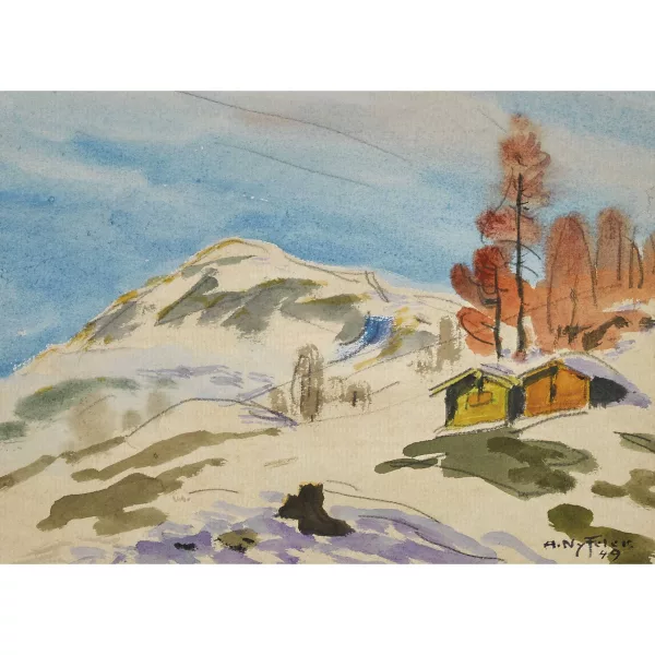 Albert Nyfeler — "Bei Hockenalp".