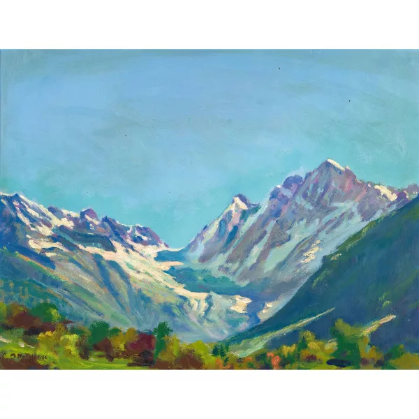 Albert Nyfeler — "Lötschental von Kippel aus".
