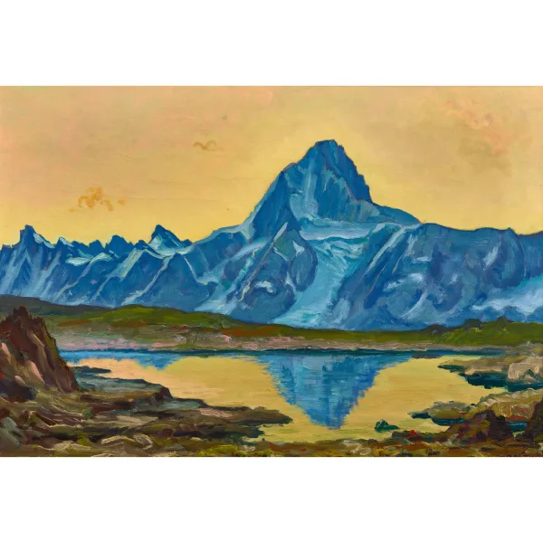 Albert Nyfeler — Ansicht des Bietschhorn.