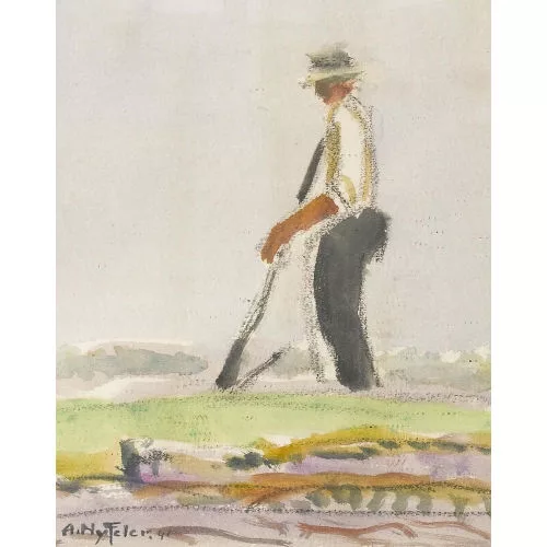 Albert Nyfeler — "Ruhender Heuer".