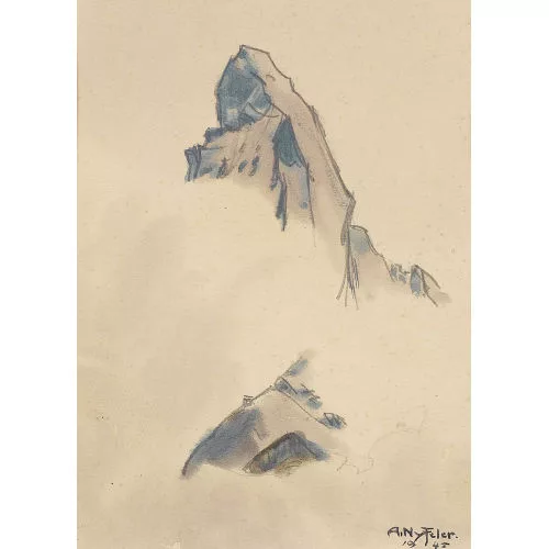 Albert Nyfeler — "Matterhorn von Findelen".