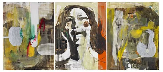 Albert Oehlen — Ohne Titel (Triptychon)