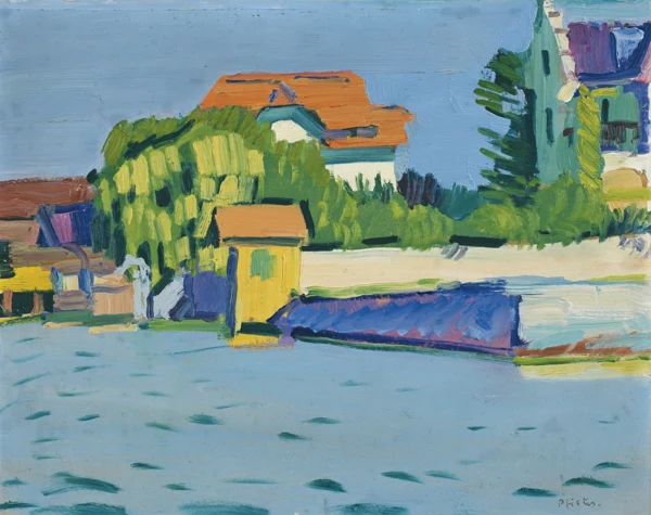 Albert Pfister — Häuser am Zürichsee