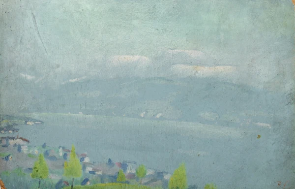 Albert Pfister — Frühling am Zürichsee
