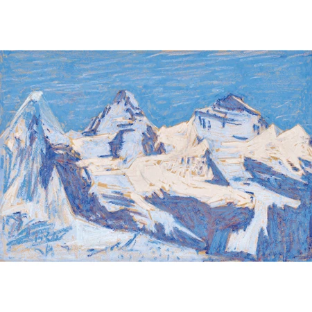 Eiger, Mönch und Jungfrau im Winter