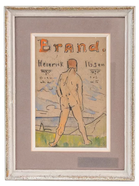 Albert Schmidt — Etude pour l'affiche d'Ibsen "Brand"