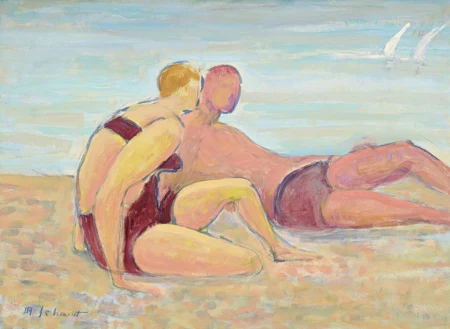 Couple à la plage