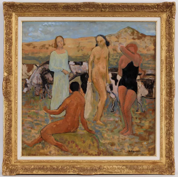 Albert Schmidt — Modèles en plein air,