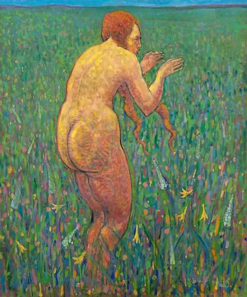 ALBERT SCHMIDT — Grand nu au pré vert. 1922. — Koller Auktionen