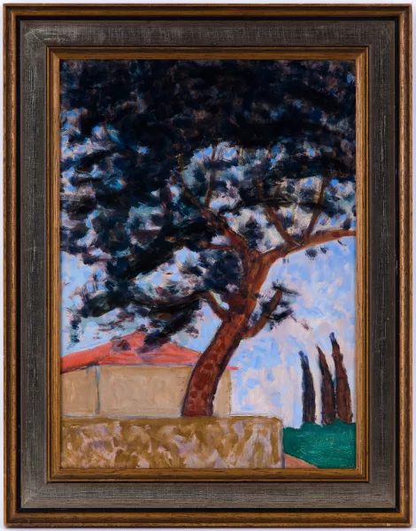 Albert Schmidt — Grand arbre devant la maison