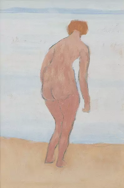 Albert SCHMIDT (1883-1970), 'Nu de dos', huile — DognyAuction
