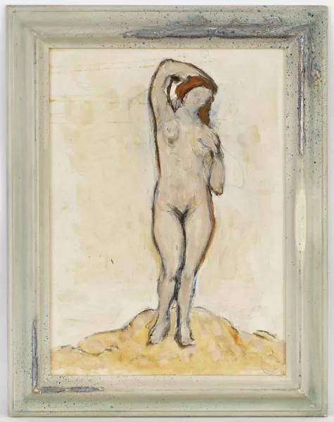 Albert Schmidt — Albert Schmidt (1883-1970), Femme nue, huile sur