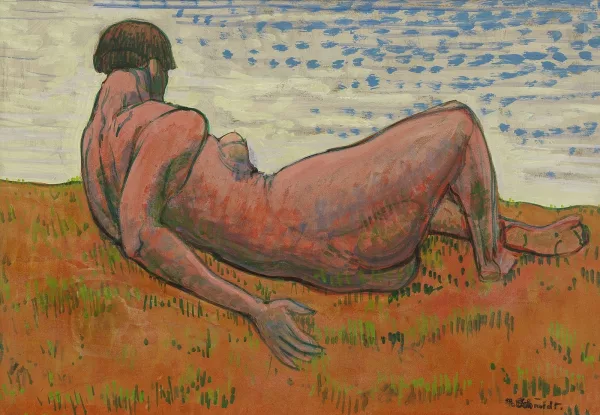 Albert Schmidt — Nu féminin allongé