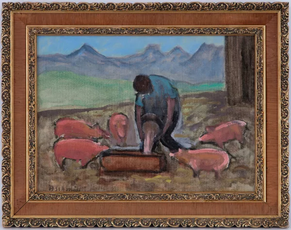 Albert Schmidt — Les cochons