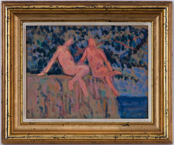 Albert Schmidt — Deux nus au bord de l'eau