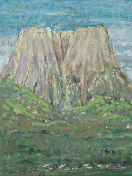 Albert SCHMIDT (1883-1970), 'Paysage de montagne', huile — DognyAuction