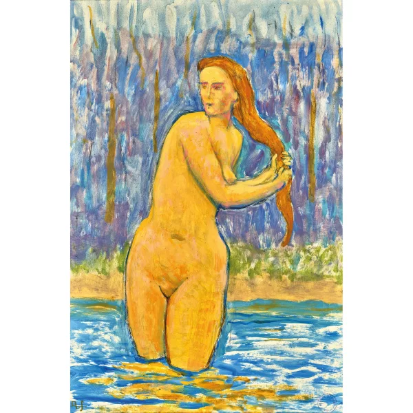 Albert Schmidt — La baigneuse.