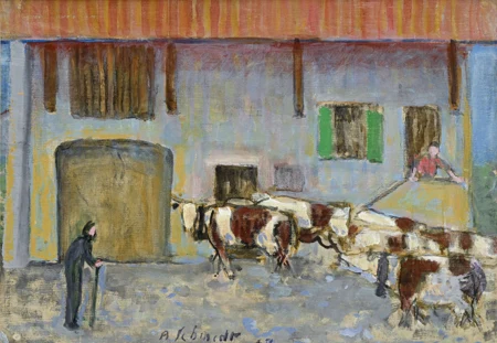 Entrée à l'étable
