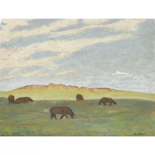 Albert Schmidt — "Auf der Weide".