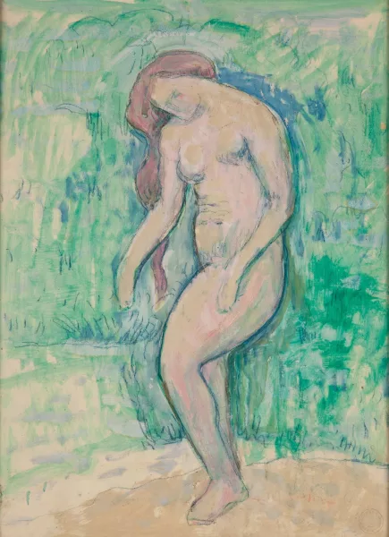 Albert Schmidt — Baigneuse,