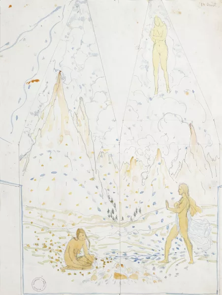 Albert Schmidt — Nus dans un paysage