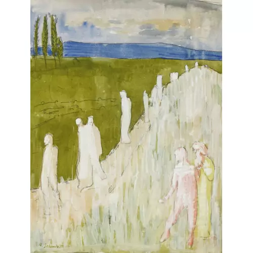 Landschaft mit Figuren