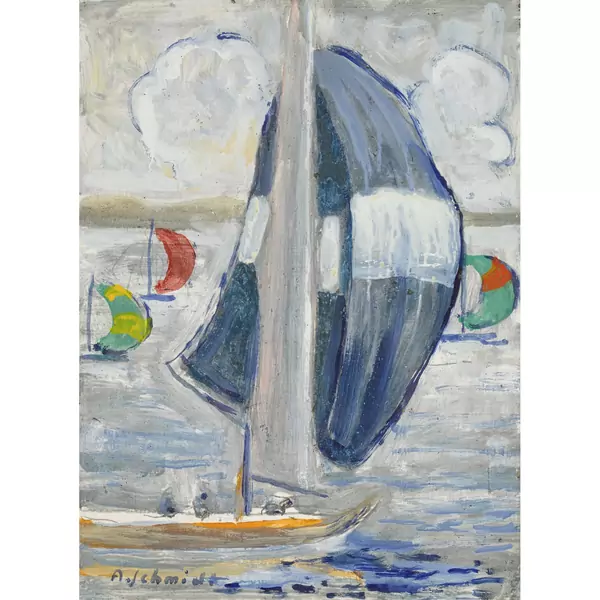 Segelschiffe auf dem Genfersee