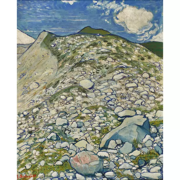 Steinige Berglandschaft