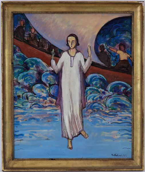 Albert Schmidt — Le Christ marchant sur les eaux